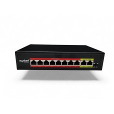 Uranıum Poe-8002-96w 8 Port 10/100 + 2 Port 10/100 Rj45 Uplınk Watch-dog Poe Swıtch (realtek Chıpset)