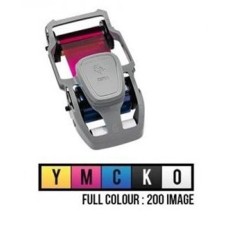 Zebra 800300-250em Zc100/zc300 Uyumlu Tek Yüz 200 Baskı Renkli Ribon