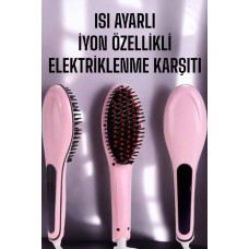 Saç Düzleştirici Tarak Isı Ayarlı Yıpranma Önleyici Düzleştirici Fön Tarak
