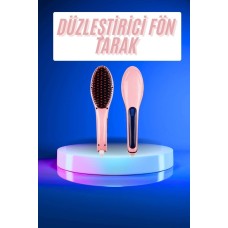Saç Düzleştirici Tarak Dijital Göstergeli Seramik Kaplama Sıkı Dişli