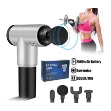 Fascial Gun Rh-320 6 Kademe Hız Ayarlı, 4 Parça Başlıklı, Usb Şarjlı, Masaj Tabanca Aleti