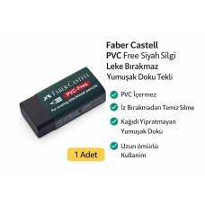 No.30 Pvc Free Siyah Silgi 1 Adet Leke Bırakmaz Yumuşak Doku