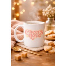 Cheers Love Kupa – Model 31 - Sevimli Tasarım, Sıcacık Kahve Keyfi - Özel Tasarım Porselen Kupa