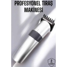 Erkeklere Özel Şarjlı Saç ve Sakal Kesme Tıraş Makinesi Seti