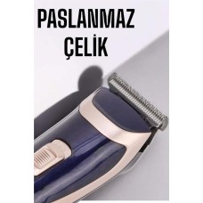 Profesyonel Şarjlı Saç ve Sakal Traş Makinesi Kolay Kullanım