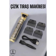 Profesyonel Şarjlı Saç ve Sakal Şekillendirici Çizik Tıraş Makinesi