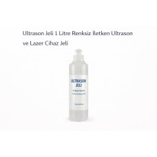Ultrason Jeli 1 Litre Renksiz İletken Ultrason Ve Lazer Cihaz Jeli 1 Adet