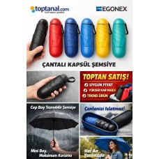 Çantalı Kapsül Şemsiye Toptan
