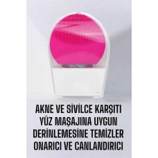 Profesyonel Yüz Temizleme Masaj Aleti Su Geçirmez Kablosuz Şarj Özellikli Kolay Temizlenebilir