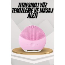 Hassas Ciltlere Özel Titreşimli Yüz Temizleme ve Masaj Aleti