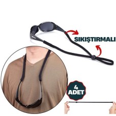 Ayarlanabilir Sıkıştırmalı Gözlük İpi Seti