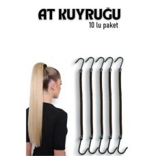Şık ve Dayanıklı Kancalı At Kuyruğu Lastik Toka Seti