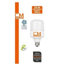 Cmsolar 20W E27 Beyaz Işık LED Fener 1800 Lümen