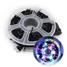 Renkli Vip Profesyonel 25 Metre 220V Fişli RGB Led Işık Şeridi - Çok Renkli