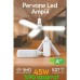 3 Kanatlı 45W LED Ampül 4500 Lümen Beyaz Işık E27 Duy