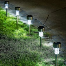 12'li Solar Kazıklı Bahçe Aydınlatma Seti - Enerji Tasarruflu Led Şarj Lamba
