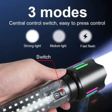 Pawetact SDT53 3800 Lümen USB-C Şarjlı Profesyonel Taktik El Feneri