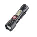 💡 Ws-2828 Ultra USB Şarjlı Polis Feneri 1000 Lümen Kırmızı Mavi Çakarlı Bekçi Asker Feneri