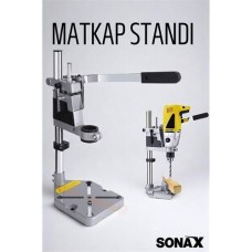 Pro Deluxe Ayarlanabilir Matkap Pres Standı - Sağlam Dikey Sütun Tezgah Üstü Matkap Tutucu