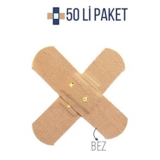 Cansın Hsnet Bez Yara Bandı 50'li Paket