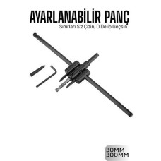 Hassas Daire Kesici Panç Seti - Tungsten Çelik Uç