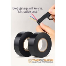 HSnet 2'li Elektrik İzolasyon Bandı Seti | Su Geçirmez ve Yüksek Yapışma