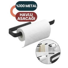 Premium Vigna Brand® Black Havlu Folyo Askılığı | Dayanıklı & Şık ❄️