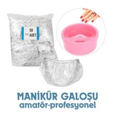 Profesyonel Tek Kullanımlık Manikür Galoşu 50'li Paket