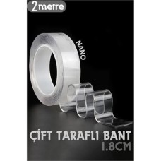2 Metre Çift Taraflı Yapışkan Bant - Çivisiz Montaj Bandı