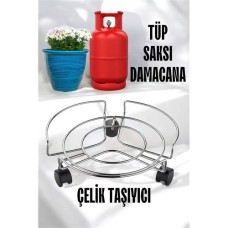 Tekerlekli Taşıyıcı ve Altlık Damacana Saksı Tüp