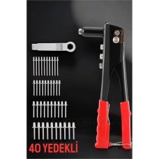 Profesyonel Perçin Tabancası 40 Yedekli 425303