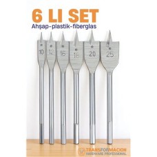 Hsnet Ahşap Delik Panç Seti – Plastik Fiberglas & Ahşap İçin Yüksek Performanslı Matkap Uçları