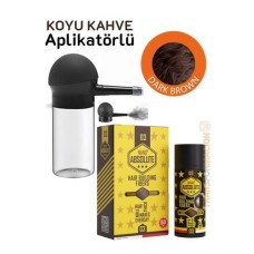 Saç Dolgunlaştırıcı Fiber Toz - Koyu Kahverengi Hacim Verici Topik