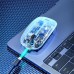 Inphic X5 Şeffaf Kablosuz Fare - Şarj Edilebilir Sessiz 2.4G USB Mouse