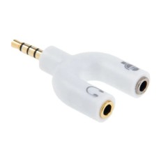 Evrensel 3.5mm Kulaklık ve Mikrofon Çoklayıcı Splitter Kablo - Ses Paylaşım Adaptörü