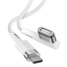 Baseus 2 Metre Manyetik L Tip USB C Şarj Kablosu - 60W Hızlı Şarj, Macbook ve Cihazlar İçin