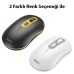 Hoco Gm21 Platinium 1600DPI Kablosuz Optik Mouse - Çift Mod Bağlantı