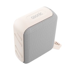 Asonic AS-03 Bej Kablosuz Bluetooth Taşınabilir Hoparlör: Taşınabilir Şıklık ve Güçlü Ses