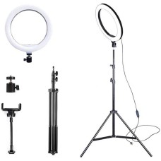 Ally 10 inç Halka Led Işık Tripod 1.30m - YouTuber Video Selfie Stüdyo Makyaj Işığı
