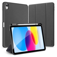 Premium iPad 10.9 2022 Kılıf – Domo Serisi, Kalem Bölmeli, Mıknatıslı Standlı Kapak