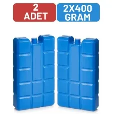 Taşınabilir Buz Aküsü Seti - 2 Adet Soğutucu Kase