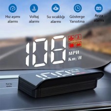 Akıllı OBD2 Baş Üstü Ekran Hız Göstergesi - E-OBD ve GPS Destekli