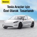 ✨ Baseus T-Space 6 Parça Tesla Kapı Koruma Seti | Çizik Önleyici Tampon