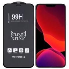 5.4 İnç iPhone 12 Mini için Full Kaplama 3D Kavisli Alüminyum Sert Cam Ekran Koruyucu