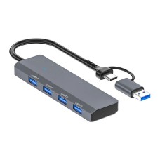 Ally 4'lü USB 3.0 Hub Çoğaltıcı - Hızlı Veri & Şarj Adaptörü