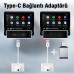 Akıllı Oto CarPlay Adaptörü USB Type-C Kablosuz Android Araç Multimedya Dönüştürücü Netflix YouTube Video Yansıtma