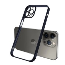 Ally Fashion iPhone 13 Pro Max Lazer Kenar Silikon Kılıf - Çarpıcı Renkler