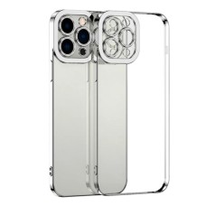 Ally Fashion Serisi iPhone 11 Pro Renkli Kenar Lazer Çerçeveli Silikon Kılıf - Şık Koruma