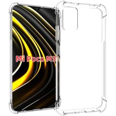 Xiaomi Poco M3 Şok Geçirmez Silikon Kılıf - Kamera Korumalı Darbe Emici