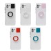 Xiaomi Mi 11 Lite Silikon Kılıf Sürgülü Kamera Koruma Halkalı Standlı